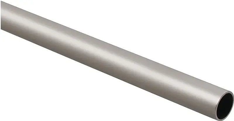 National Hardware BB8604 S822-101 Closet Rod, 1-5/16 Dia, 8 ft L, Chromed, Satin Nickel
