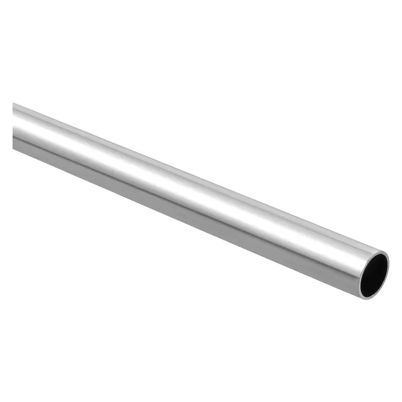 Stanley Hardware S820-027 Closet Rod, 1-5/16 Dia, 8 ft L, Steel, Polished Shiny metal
