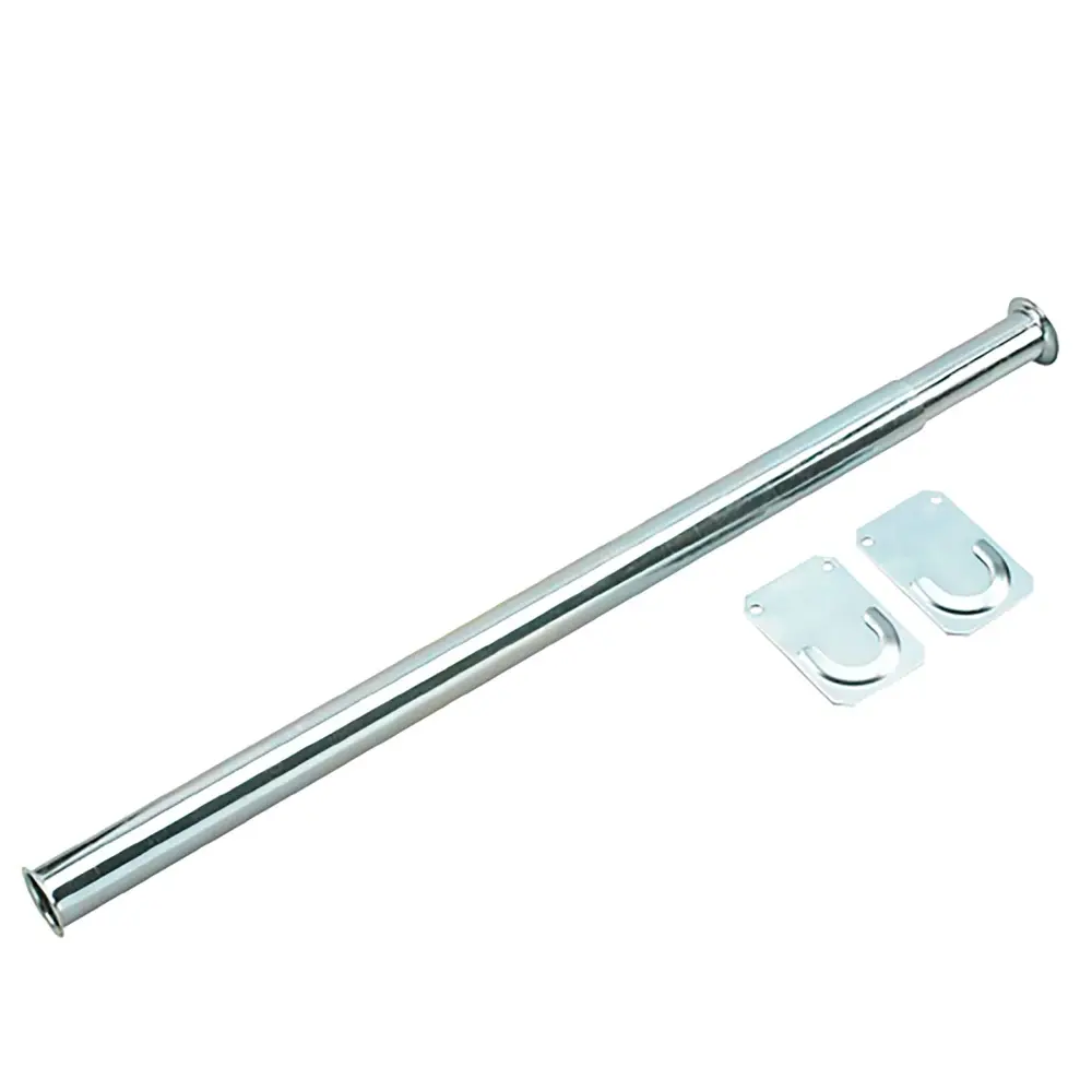 Zinc Finish Modifiable Closet Rod Separated Ends, 30'' to 48''