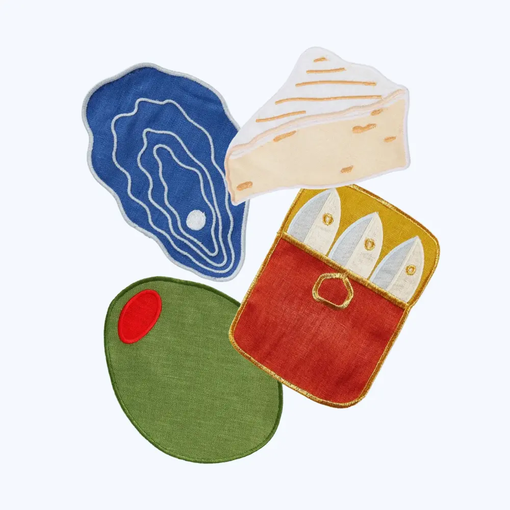 Linen Blend Hors D'Oeuvres Cocktail Napkins