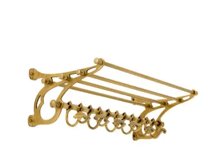 Hudson Coatrack 70cm - Antique Warm alloy Finish