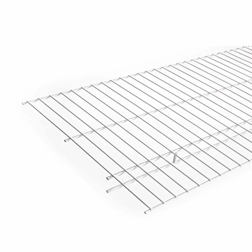 White Metal Coat Rack, 16'' x 48''