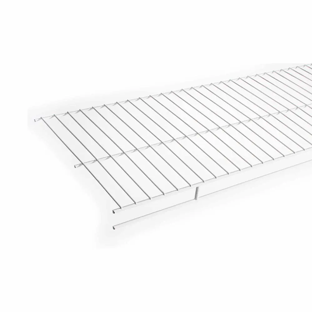 White Metal Coat Rack, 12'' x 72''