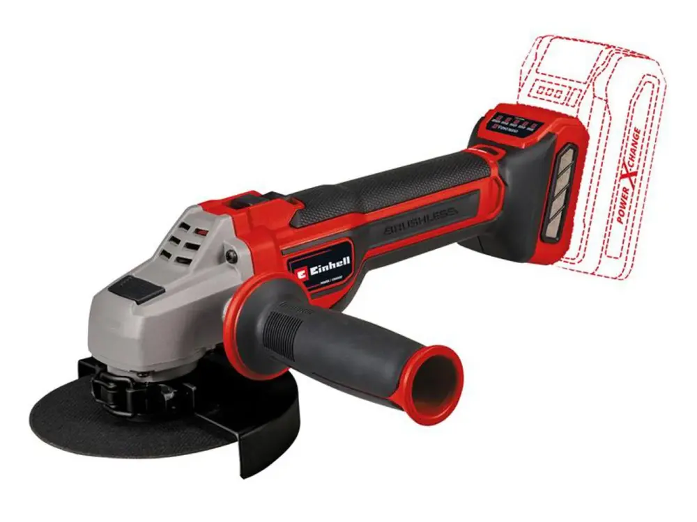 Commercial Grade Einhell Tp-Ag 18/125 Ce Q Li-Solo Pro Angle Grinder 18V Bare Unit