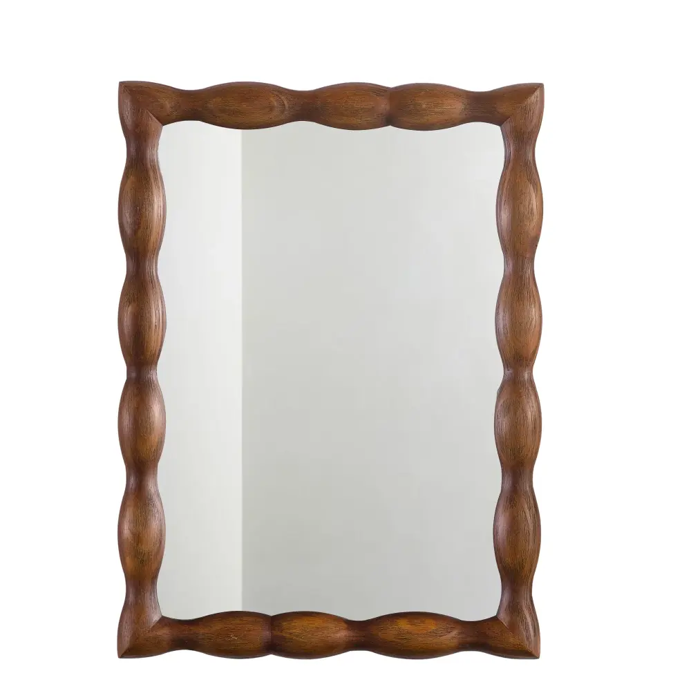 Opulence Plain Wood Rectangle Flat Wall Mirror #25032