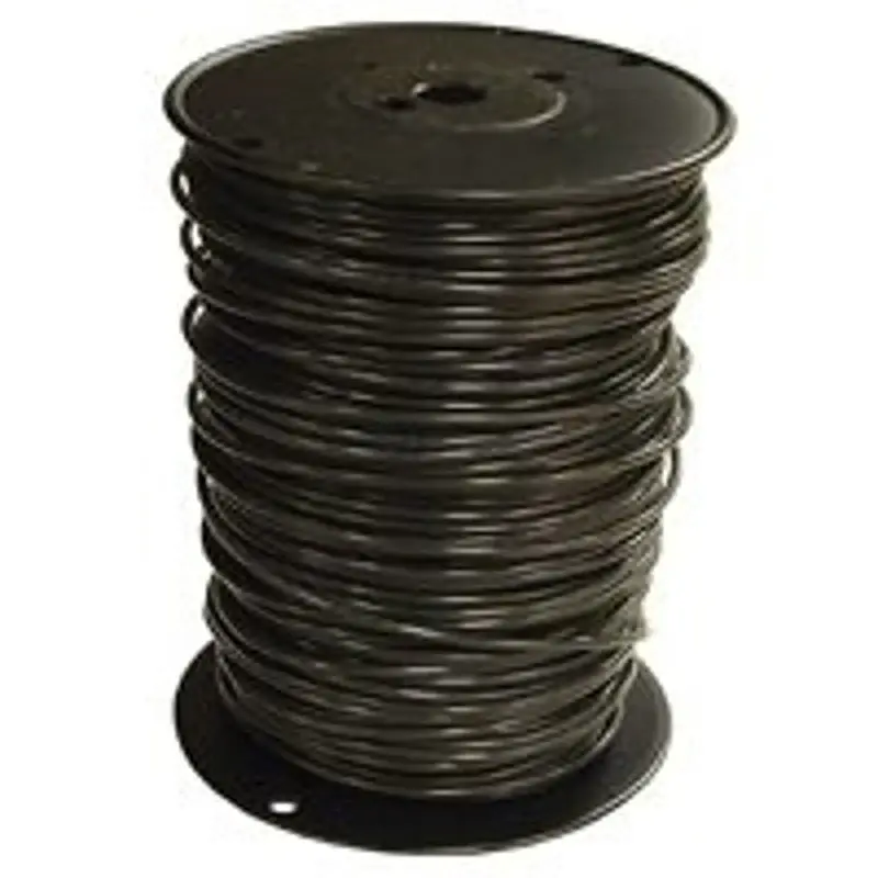 Southwire 10BK-SOLX500 Series Building Wire, Black Sheath, 10 AWG Wire, 1-Conductor, 500 ft L, Terra cotta Conductor