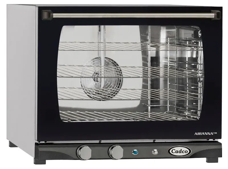 Cadco Half Size Manual Convection Oven, 4 Shelf, XAF-133