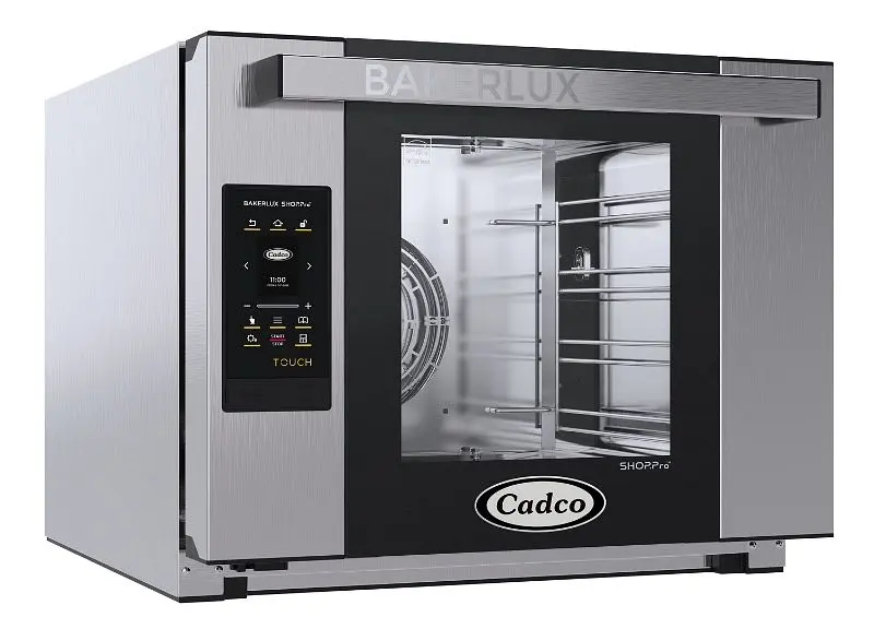 Cadco Visible Bakerlux Half Size Digital Convection Oven, TOUCH Panel, 4 Shelf, XAFT-04HS-TD