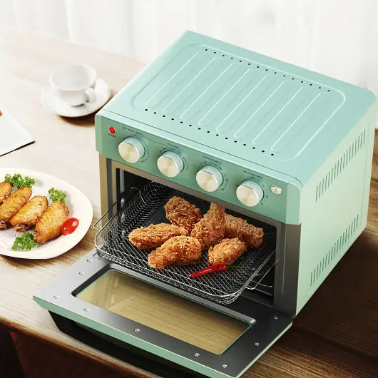 Costway Precision 19 Qt Dehydrate Convection Air Fryer Toaster Oven 5 Accessories, Green, EP24685US-GN