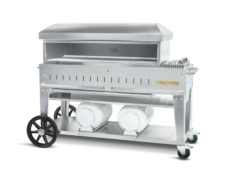 Crown Rapid Verity 48" Mobile Pizza Oven, Natural Gas, CV-PZ-48-MB-NG Crown Verity