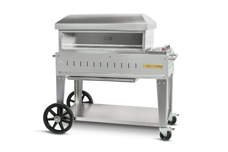 Crown Verity 36" Mobile Pizza Oven, Raw Gas, CV-PZ-36-MB-NG