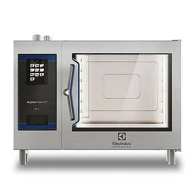 Electrolux Professional SkyLine Luxury 6 full sheet pans (18" X 26")touch-electric 208V-boiler, 219751