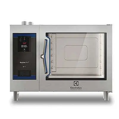 Electrolux Professional SkyLine ProS oven 6 full sheet pans (18" X 26")touch-gas 120V -boilerless, 219681