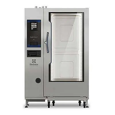 Electrolux Ribbed Professional SkyLine Luxury 20 full sheet pans (18" X 26")touch-electric 208V-boiler, 219755 E...