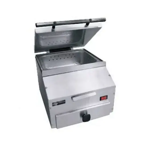 EmberGlo 12 3/8" x 14" x 18 3/4" Stainless Metal Steel Countertop Sgrouper Self-Contained Water Provide - 1...
