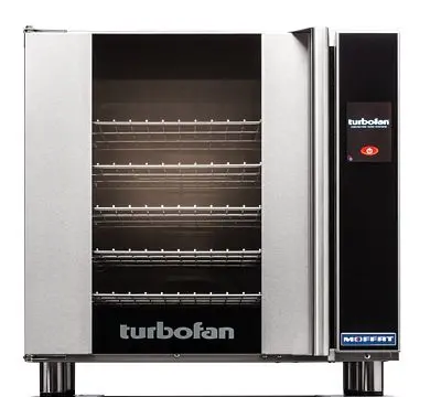 Moffat Turbofan E32T5 - Full Size Sheet Pan Touch Screen Electric Convection Oven, WxDxH: 28.88x33.75x67.75", E32T5