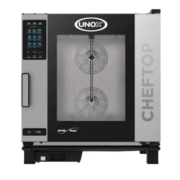 UNOX 6 18"X26" Electric Plus Combi Oven -Left, XAVC-06FS-EPLM
