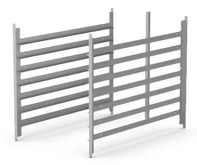 UNOX 600X400-Full Size Stand Lateral Substantiate, XWALC-07EF-H