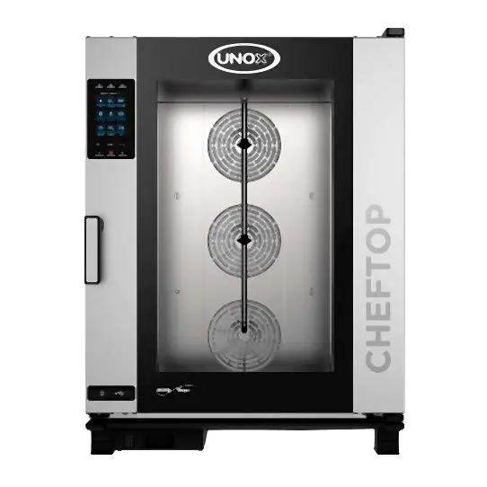 UNOX Compact 10 18"X26" Electric Plus Combi Oven-Left, XAVC-10FS-EPLM