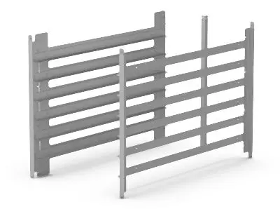 UNOX Gn1/1 Space-saving Lateral Facilitates Kit, XWCLC-0613-H