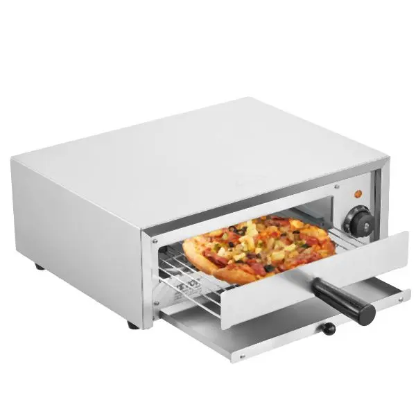 VEVOR Electric Pizza Oven 12-inch 1500W 122-662°F Temp Range Removable Crumb Tray, CLMDRPSLDCDXV2U7ZV1