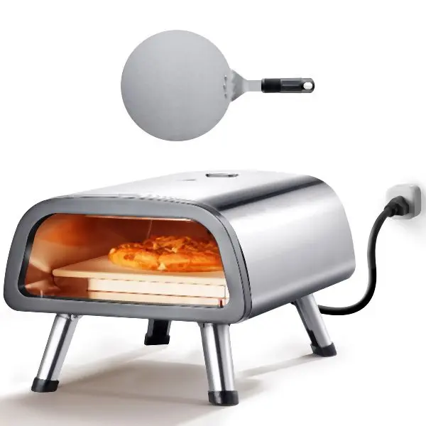 VEVOR Electric Pizza Oven Countertop Pizza Maker 12" Pizza Indoor & Outdoor, GDKTMSDPSLDC999SEV1