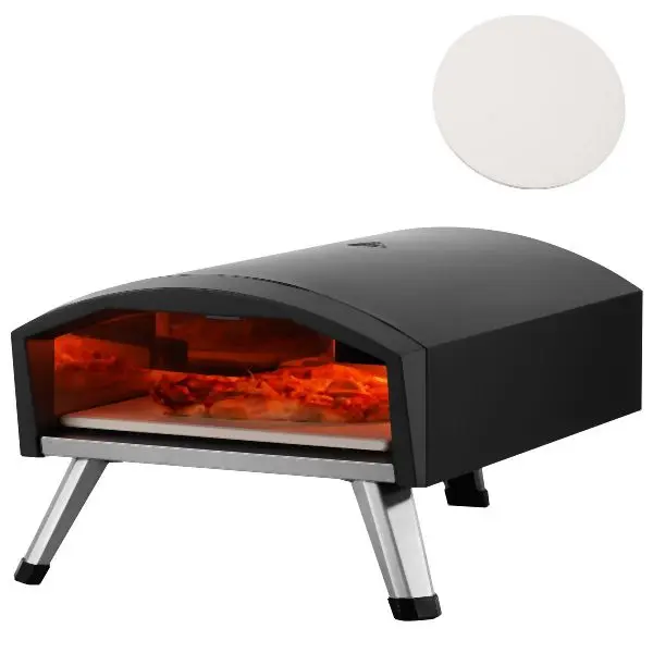 VEVOR Powerful 12" Outdoor Pizza Oven Travel-friendly Gas Oven Iron Spray Foldable Camping, BXPSLWPTWXZGNI9RBV0