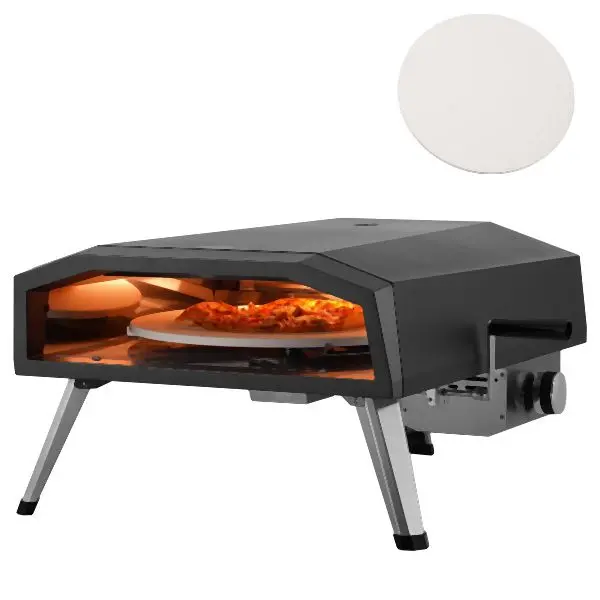VEVOR Reinforced 13" Outdoor Pizza Oven Travel-friendly Gas Oven Iron Spray Foldable Camping, BXPSLWNZWDJPWVMPWV0