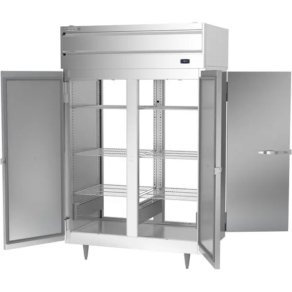 Beverage-Air Smooth-Operating P-Series Warming Cabinet, Solid Double Door Pass-thru, Exterior Dimensions: WxDxH: 52 1/8&qu...