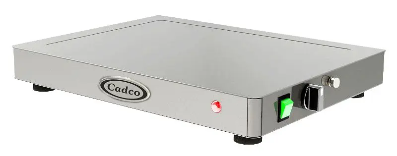 Cadco Heavy Duty Small Countertop Warming Shelf, Water-Based Stainless, WT-5-HD-SS