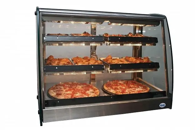 SandenVendo Robust Hot Food Presentation Master Pack, Countertop, Full-Service, 35.3"W x 19.7"D x 27.6"H, H...