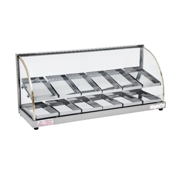 Skyfood Large Presentation Case, Heated Deli, Countertop, 36-5/8"W, FWDE2-37