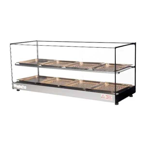 Skyfood Presentation Case, Heated Deli, Countertop, 8 pans, design 3, FWDS2-43-8P