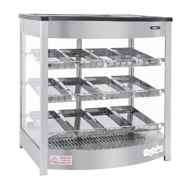 Skyfood Superior Presentation Case, Heated Deli, Countertop, 25-5/8"W, 12 pans, FWD3S12P