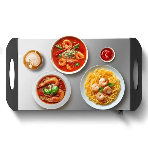 VEVOR Electric Warming Tray Buffet Food Warming Temp Regulation Stainless Steel, 25.2" Length, CGKJRGBJXBXG2Q7B3V1