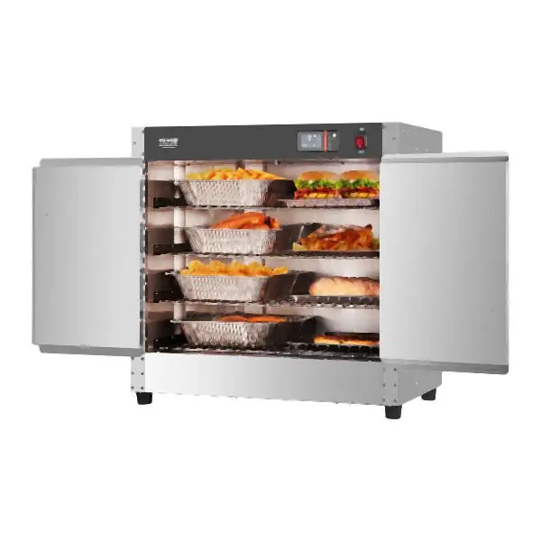 VEVOR Hot Box Food Warmer 4-Tier Concession Warming Cabinet Water Tray. Shelf Height 3.94 , XXSPBWJ4CBTMEWPBXV1