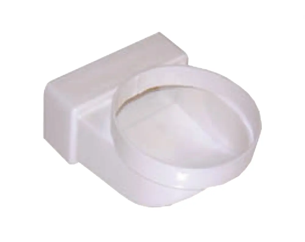 Airvent 100 X 54mm Vertical 90 Degrees Elbow Bend Female