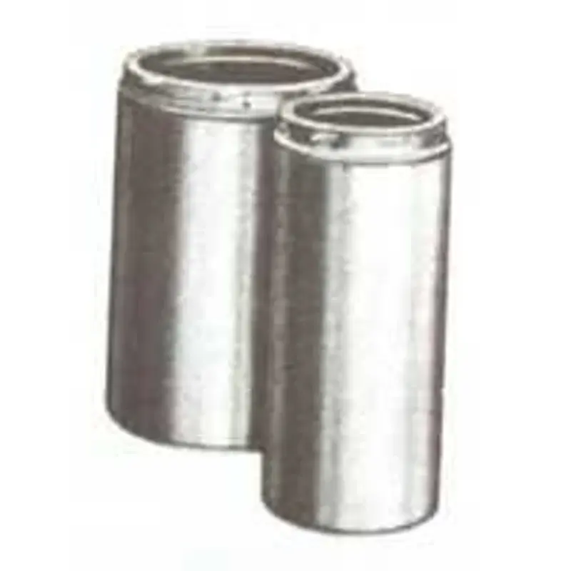 Selkirk 208009 Chimney Pipe, 8 ID, 10 OD, 9 L, Rust-resistant Steel