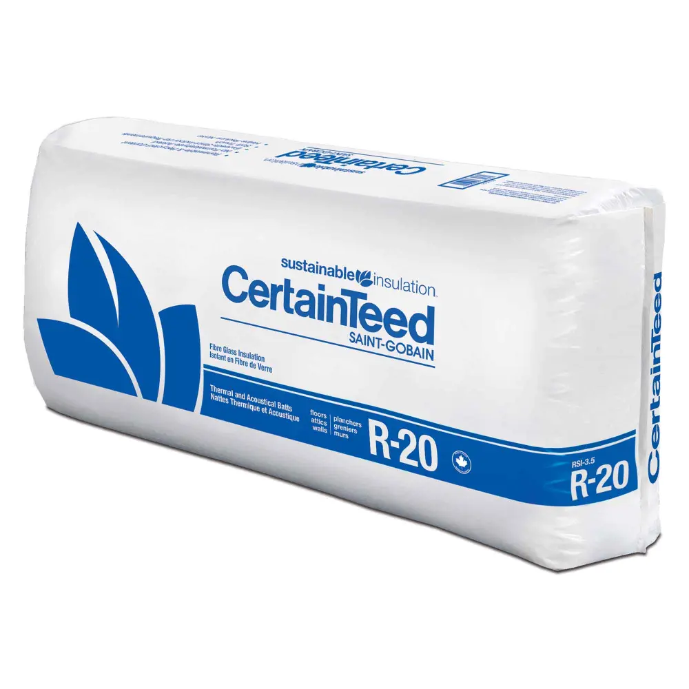 Sustainable Insulation R-20 Fiber Glass Insulation, 6" x 23" x 47'' (105,1 ft²)