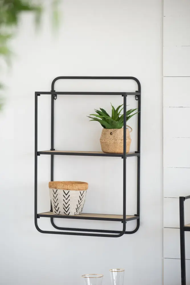 Wall Shelf - Charcoal Brown