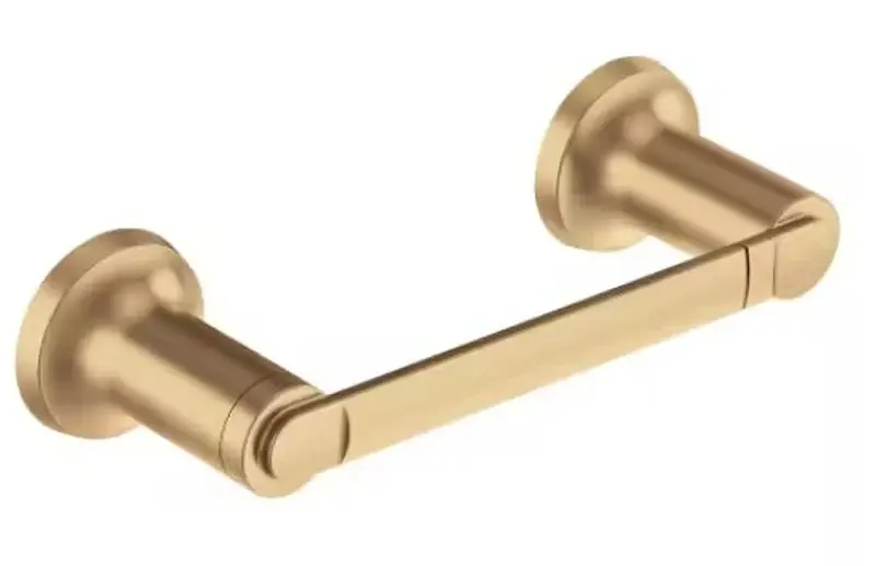 Moen Zyla Series Y1608BZG Pivoting Paper Holder, Zinc, Bronzed Aurum, Wall