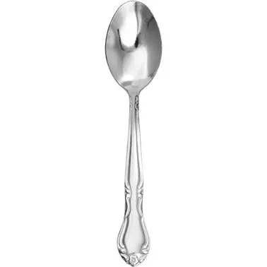 International Distinctive Tableware Melrose 18/0 Stainless Teaspoon 6-1/8", Silver, 6-1/8"L, Quantity: 24 pieces...