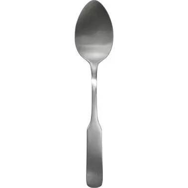 International Professional Tableware Manchester 18/0 SS Satin Finish Dessert Spoon 7-1/4", Chrome Silver, Quantity: 1...