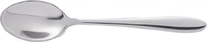 International Protective Tableware Luminosity 18/0 Stainless Demi Spoon 4-1/2", Brushed Silver, Quantity: 12 pieces, ...