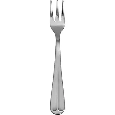 International Rust-Resistant Tableware Oxford 18/0 SS Satin Finish Oyster/Cocktail Fork 5-3/8", Chrome Silver, Quanti...