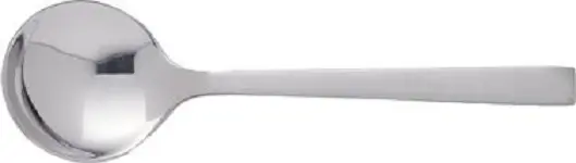 International Scratch-Resistant Tableware Gallery 18/0 Stainless Bouillon Spoon 6-1/4", Silver, Quantity: 12 pieces, ...