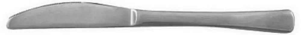 International Smooth Tableware Keystone 18/8 Stainless Dinner Knife 8-1/4", Silver, Quantity: 12 pieces, KE-331 Inter...