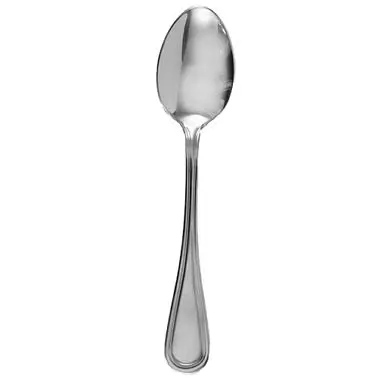 International Tableware Carlow 18/8 Stainless Dessert Spoon 7-1/8"L, Silver, Quantity: 12 pieces, CA-114