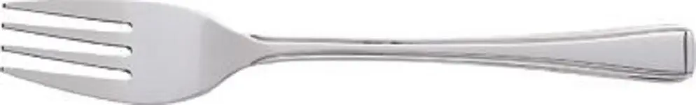 International Tableware Claymore 18/0 Gel Stainless Salad Fork 7-1/4", Chrome Silver, Quantity: 12 pieces, CL-222