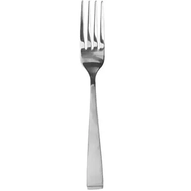 International Tableware Cora 18/0 SS Satin Finish Dinner Fork 7-1/2", Chrome Silver, Quantity: 12 pieces, CO-221